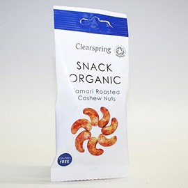 Clearspring | Tamari Roasted Cashew Nuts | 9 x 30g