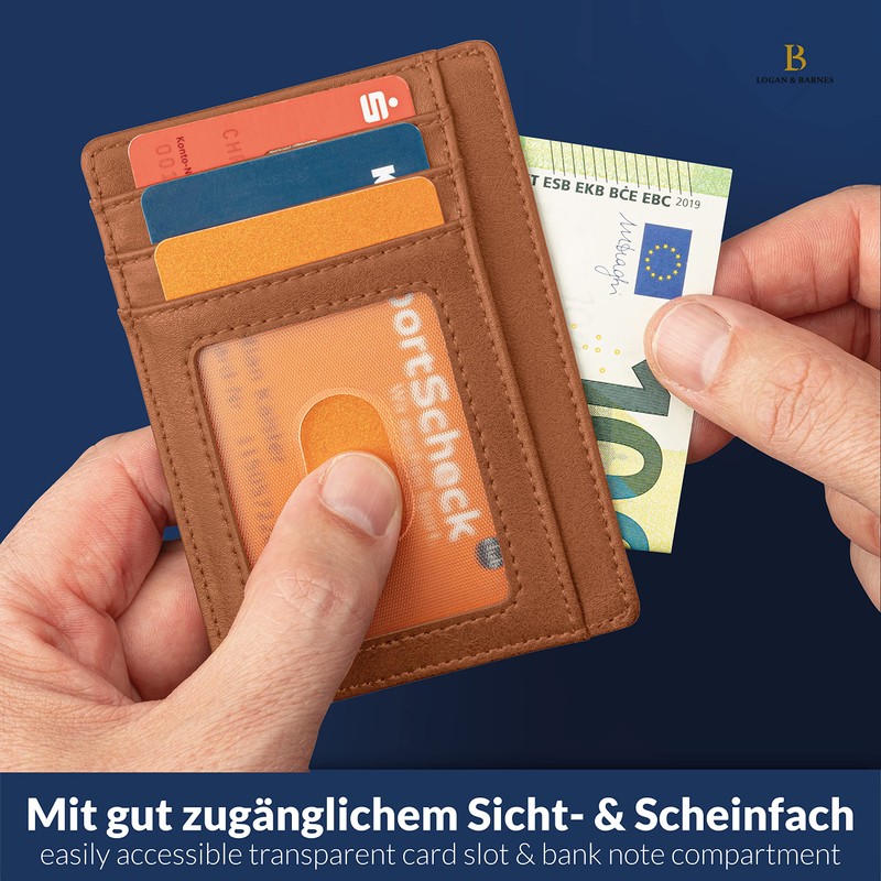Logan & Barnes Men's Card Case - Munich Version -