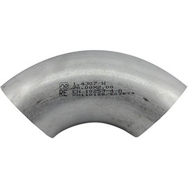 Stap Pert VAS8 Welded Pipe Elbow 1.4301 Stainless Steel 90 ° Diameter 60 mm Thickness 2 mm