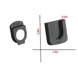 TKGKHK Magnetic Remote Control Holder Wall Mount, 5 Pcs Upgrade Remote Control Organizers Storage Self-Adhesive TV Remote Control Rack for Back of TV (Black)