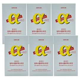 Days On One-day alphacyclodextrin alpha CD 14 packs, 6 boxes / 원데이 알파시클로덱스트린 알파CD 14포 6박스