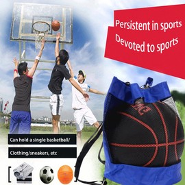 TOPQINFENGYUE Drawstring Backpack Sports Gym Sackpack with Mesh Pockets Water Resistant String Bag for Volleyball Baseball Yoga