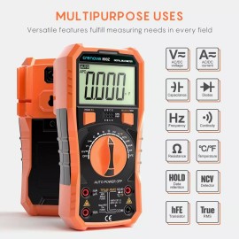 Crenova Digital Multimeter 6000 Counts Multi Testers Auto-Ranging TRMS Voltmeter