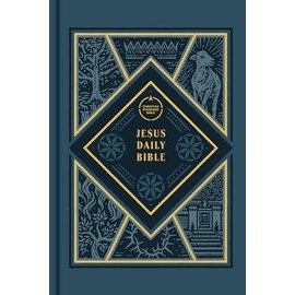 CSB Jesus Daily Bible, Hardcover, Guided 52-Week Reading Plan, Weekly Introductions, Weekly Summaries, Articles, Charts, Book Introductions, Easy-to-Read Bible Serif Type