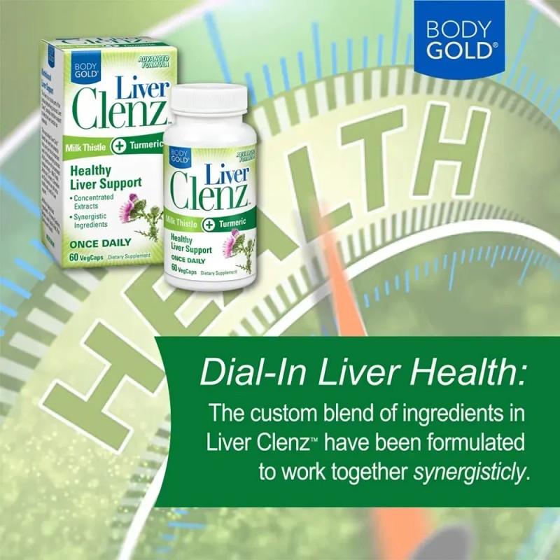 Bodygold Liver Clenz 60 Cápsulas Vegetales Hepático