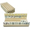 Yuanhe Domino Holder Trays Rack - Set of 4 Wooden