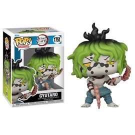 Funko Gyutaro with Blood Sickles + Pop Protector: Demon Slayer Pop! Animation Vinyl Figure (Gift Set Bundled with ToyBop Brand Box Protector Collector Case)