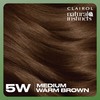 Clairol Natural Instincts Demi-Permanent Hair Dye, 5W Medium Warm Brown