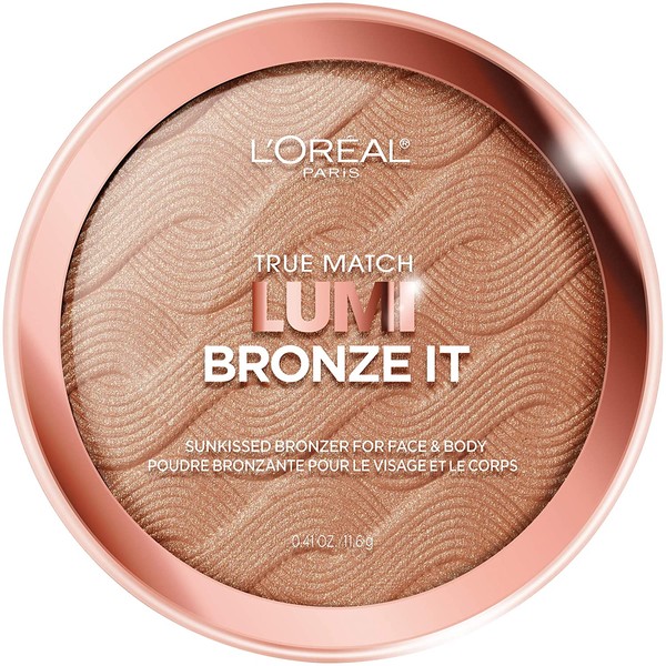 L'Oreal Paris Cosmetics True Match Lumi Bronze It Bronzer For Face And Body, Medium, 0.41 Fluid Ounce
