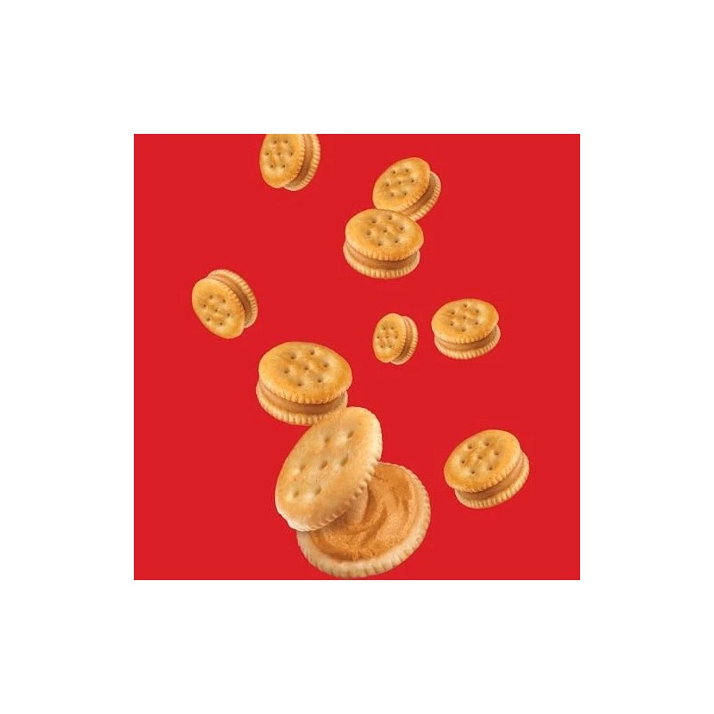 RITZ Bits Peanut Butter Sandwich Crackers 12 Pack 3 Ounce