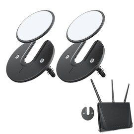 Router Wall Mount Bracket, Sturdy Bracket Holder Humanized Design Widely Used Supports for E-Readers/WiFi Routers/Cable TV