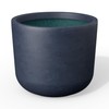 Kante Round Concrete Planter, 9 Inch Dia Classic-Style Large Pot