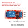 XUGERIP 4 PCS 12V 1 Channel Relay Module with Optocoupler