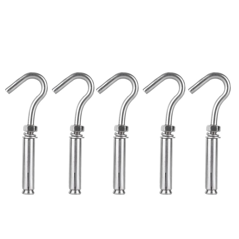 304 Stainless Steel Opening Expansion Hook Wear Resistant Anti Corrosion