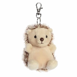 Aurora® Adorable Palm Pals™ Hedgie Hedgehog™ Clip-On - Fun Collectible Plush for Kids and Adult Collectors - Perfect for Decorating Rooms and Birthday Gifts - Brown 4 Inches