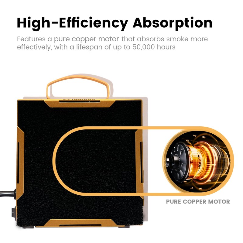 Upgraded ToolBud Solder Fume Extractor with Removable Magnetic Flaps |