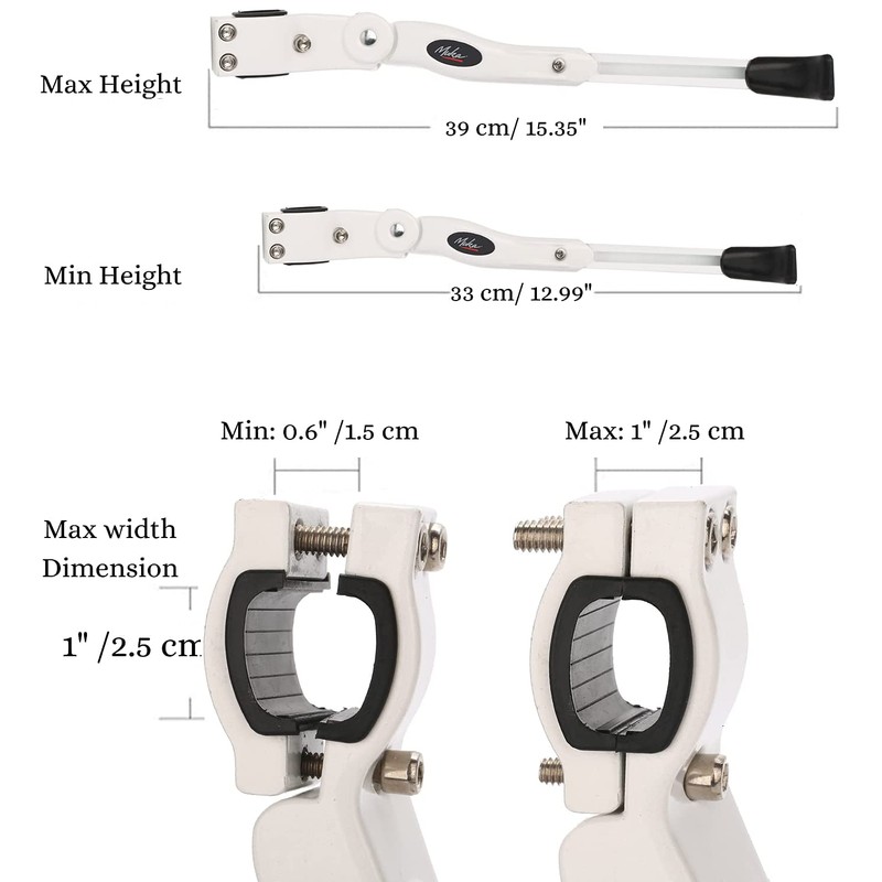 MUKA Bicycle Kickstand Adjustable Bike Stand Foldable Height Mountain Bike