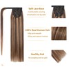 SEGO Ponytail Hair Piece, Extension Clip in Real Remy Hair