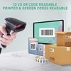 JRHC Wired 2D QR Barcode Scanner, Handheld Barcode Scanner, 1D