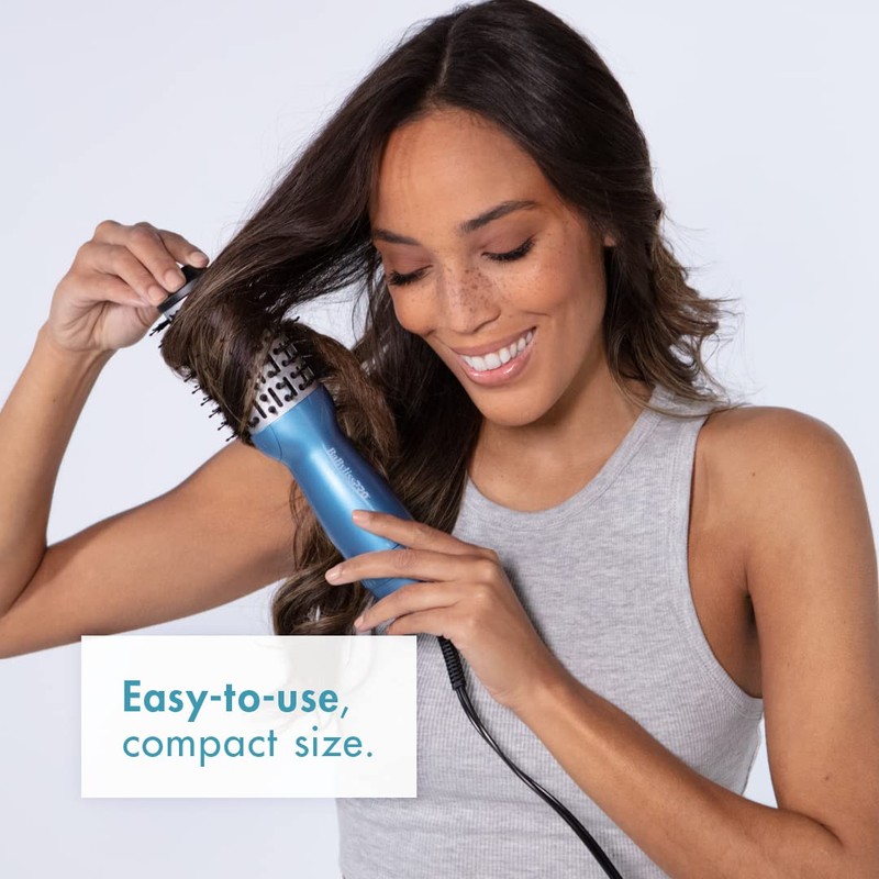 BaBylissPRO Nano Titanium 2 Inch Compact Hot Air Brush, Hair