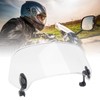 Motorcycle Windscreen Adjustable Clip On Windshield Universal Wind Deflector for