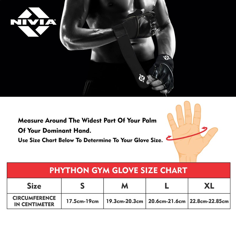 NIVIA Polyester Python Sports Gloves, (Yellow, Size - Large) |