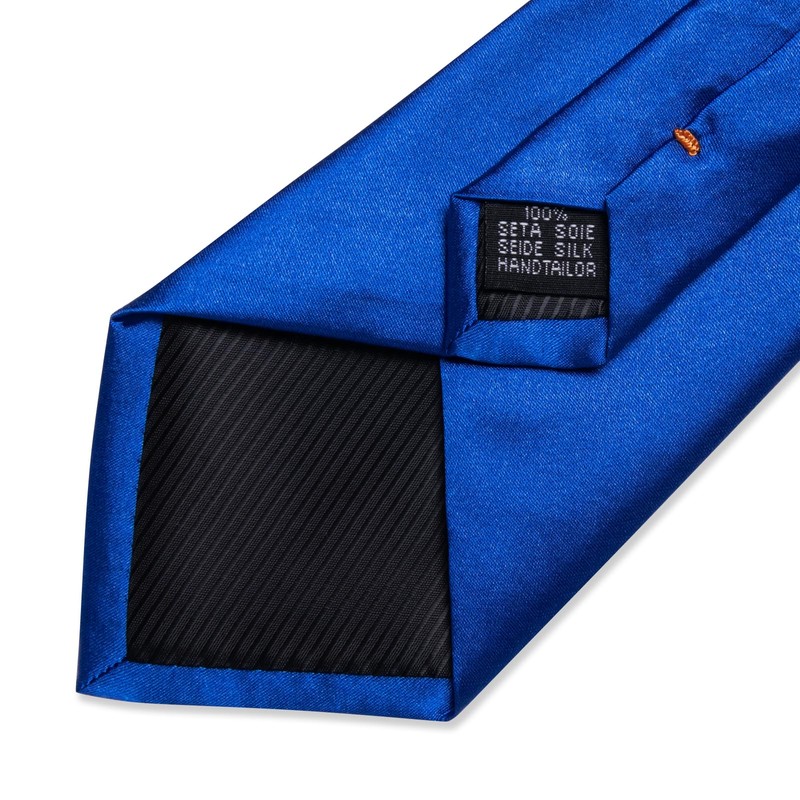 DiBanGu Solid Tie - Conjunto de corbata y pañuelo de
