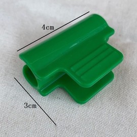 Makuki Greenhouse Clamp Clips, Stanchion Clips, Suitable for 0.4 inch (11 mm) Diameter Tubes, Fixing Clips to Stanches, Attracting Clips, Garden Clips, Gardening, Vegetable Packer, Home Gardening, Gardening, Set of 50