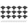 sourcing map 15Pcs Square Cabinet Knobs, 1.2 Inch Square Kitchen