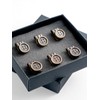 6 Pack of Clip On Buttons for Braces in Presentation