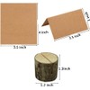 Wood Place Card Holders 15 Table Numbers Holders with 25