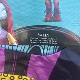 Disguise Girls Sally Deluxe Costume Sz Medium  7-8 Nightmare Before Christmas