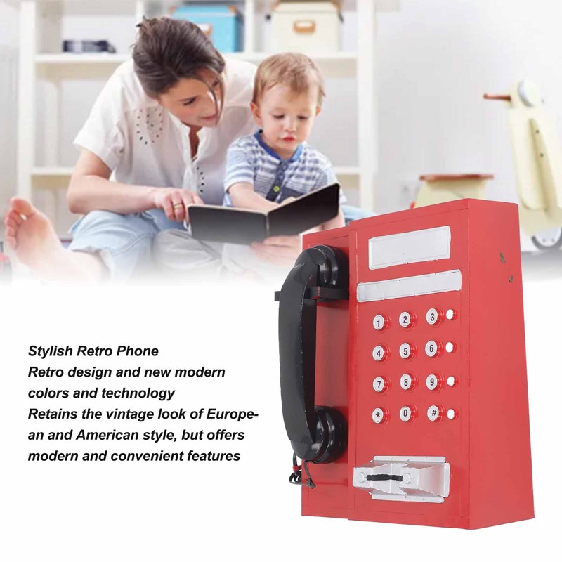 Retro Telephone Model Simulation Innovative Exquisite Old Fashioned Telephone Model