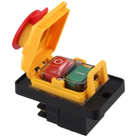 Comphic KJD12 16A 250V Electromagnetic Switch with Magnetic Button Undervoltage Overload for Power Tools