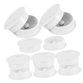 Operitacx 6pcs Desk Cord Grommet Cable Hole Cover for Furniture Easy Installation Compact Wire Organizer for Office and Home Use High Performance and Reliable Design
