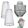 JINXIAN Pack of 3 Mosquito Net Head Beekeeping Hat with