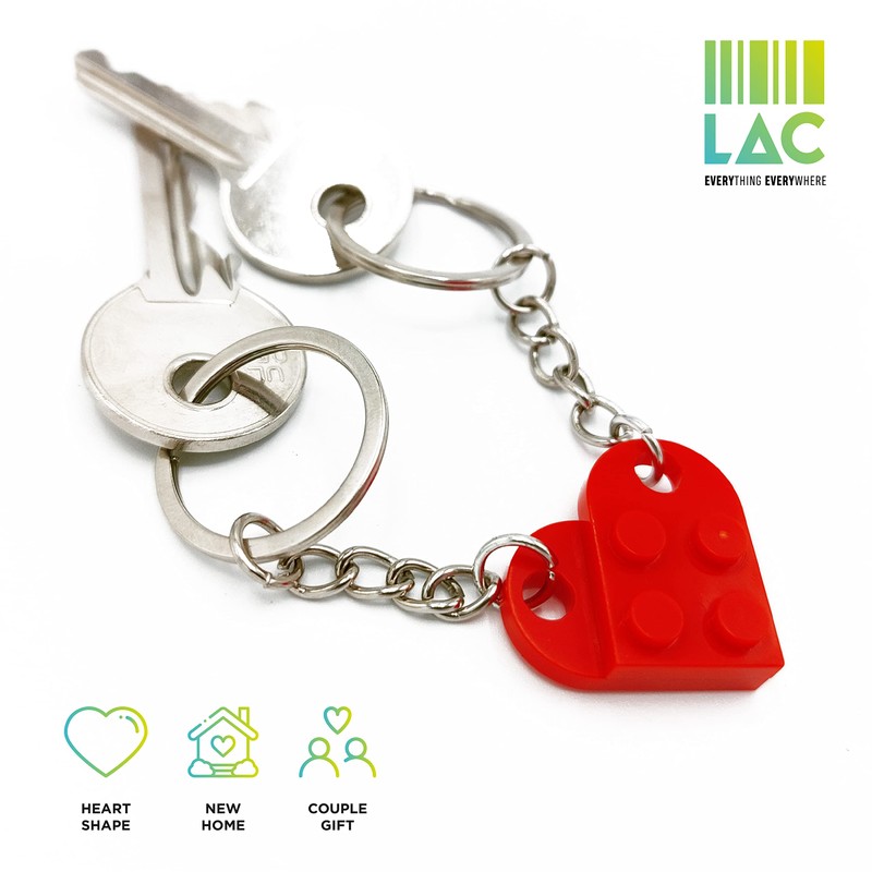 LAC Heart Keyring Partner - Christmas Gift for Him and