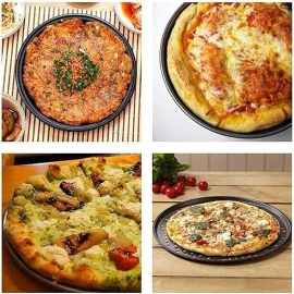 Main Molde Charola Para Pizza Con Agujeros Sarten Antiadherente