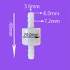 NACX 1/4Inch 6mm One Way Inline Check Valve Non Return