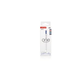 Uni-ball One Roller Retractable Gel Ink 0.7 mm 5 Colours Classic