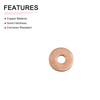 DTGN 4mmx12mmx1mm(IDxODxT) Flat Copper Sealing Washers - 20Pack - Good