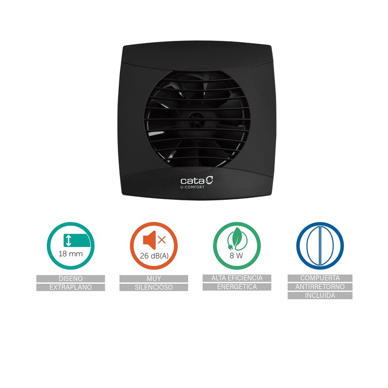 All CATA UC-10 Standard Turbine Diameter 100 Toilet Bathroom Fan