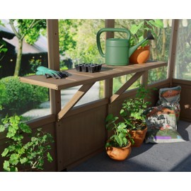Palram - Canopia Wooden Shelf Kit for Natura Greenhouse