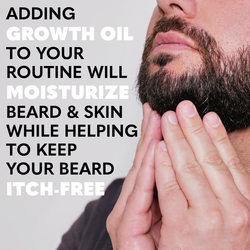 Beard Club Premium Beard Growth Kit - Growth Oil, Vitamins,