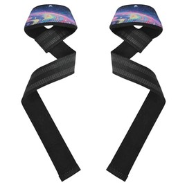 Colorful Plant Star Sky - Correas de levantamiento de pesas antideslizantes de 26 pulgadas, para entrenamiento, gimnasio, levantamiento de potencia, culturismo