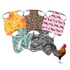 5 Pieces Chicken Saddle Hen Apron Set, Feather Protection Jacket
