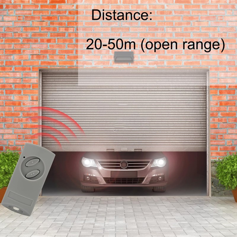 Garage Door Hand Transmitter Compatible Remote Control for Ecostar RSE2