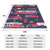 Fire Truck Blanket Warm Plush Firefighter Flannel Throw Blanket Super