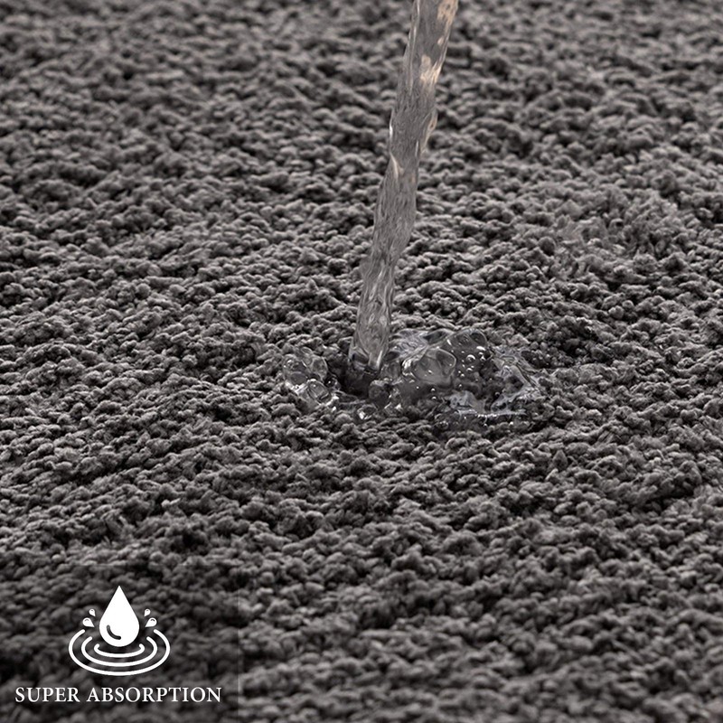 Miulee Decorative Rugs Absorbent Soft Mat
