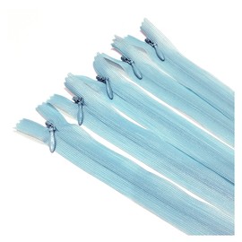 10 Invisible Zippers Closed, Many Sizes and Colours Available, 3 Stitches, Thin Zip, Elegant and Discreet for Sewing Clothes, Sewing (18 cm, 252)